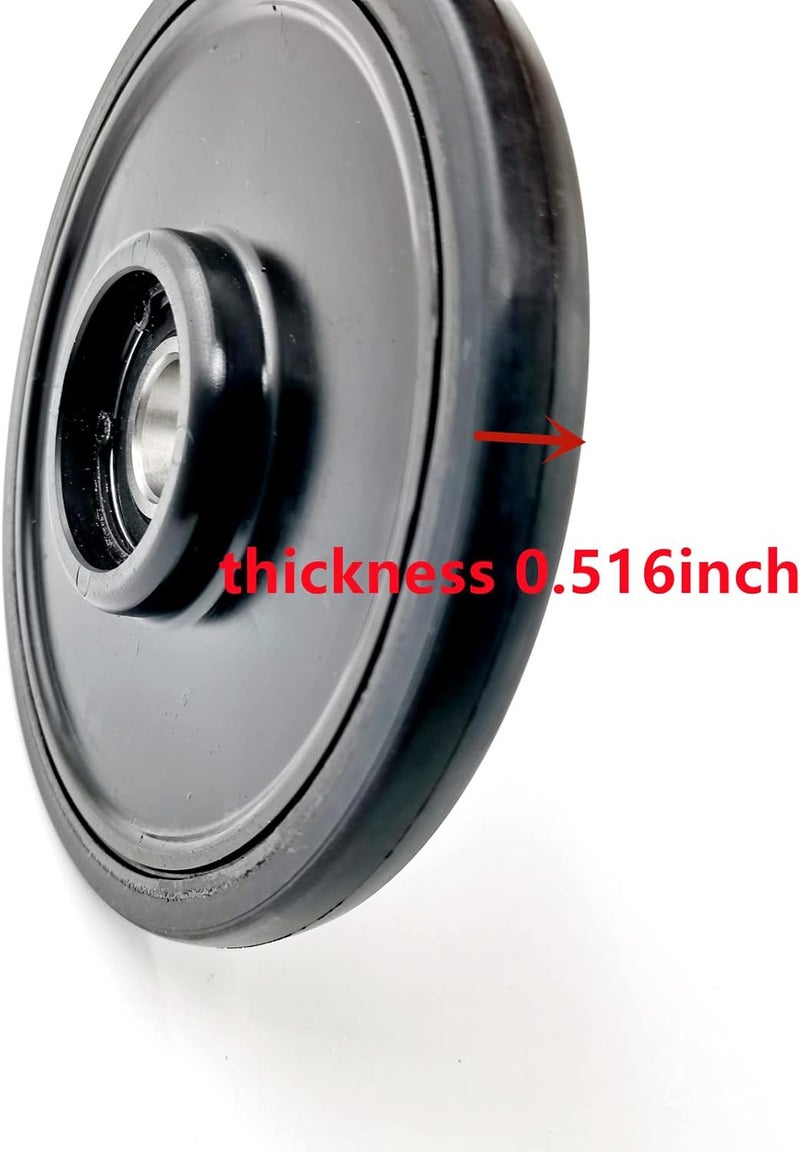 BRGMAX Idler Wheel with Bearing Black 5.63inch X 20mm Snowmobile Parts Shocks Suspension FITS for Arctic Cat 1604-837 3604-039 - Image 3
